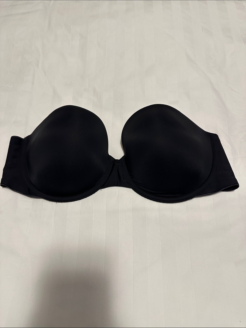 Strapless Black Smooth T-Shirt Bra - Women Intimates